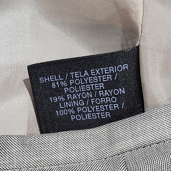 East 5th Womens 2pc Tan A-line Skirt Suit Set Size 8 - Picture 13 of 14